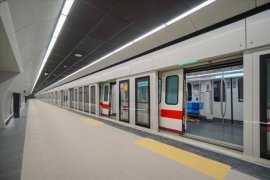 Cumhurbaşkanı Erdoğan Halkalı-İstanbul Havalimanı Metro Hattı'nda yolculuk yaptı
