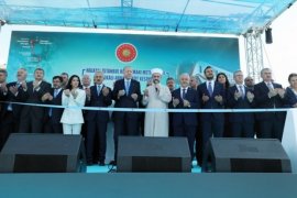 Cumhurbaşkanı Erdoğan Halkalı-İstanbul Havalimanı Metro Hattı'nda yolculuk yaptı