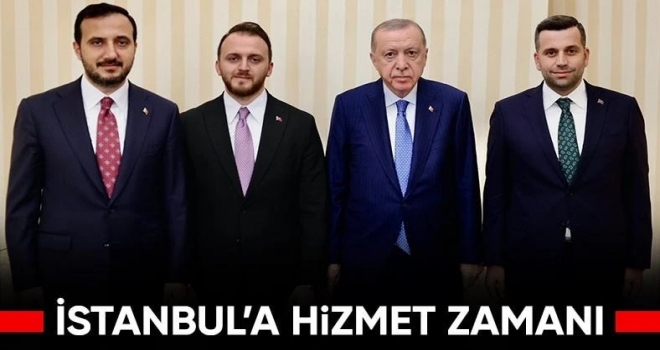 Cumhurbaşkanı Erdoğan, Üsküdar ve Ataşehir belediye başkan vekillerini kabul etti