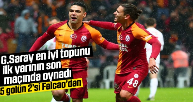 Galatasaray Antalya'ya 5 attı