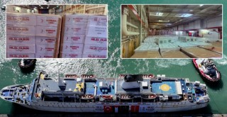 17. İyilik Gemisi Gazze'ye uğurlanıyor