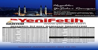 Ramazan İmsakiyesi İstanbul